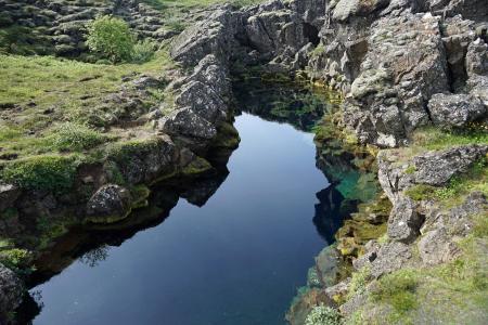 湖, 冰岛, 熔岩, 小湖, 火山岩, 田园, 景观