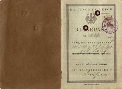 护照, 德国帝国, 年份, 1930, 复古, 怀旧, 旧的文件