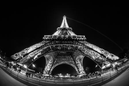 埃菲尔铁塔, 巴黎, 法国, 法式触摸, 法语, 塔, 旅行
