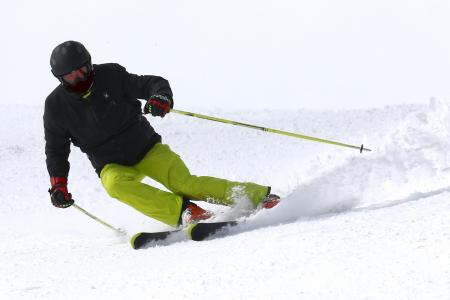 滑雪, 滑雪, 体育, 高山, 竞赛, 冬天, 滑雪者