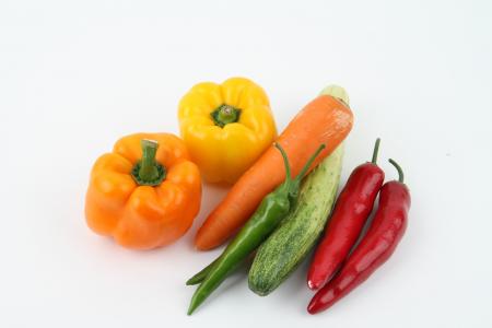 胡萝卜, 洋葱, 黄瓜, 蔬菜, 蔬菜, 健康, 素食主义者