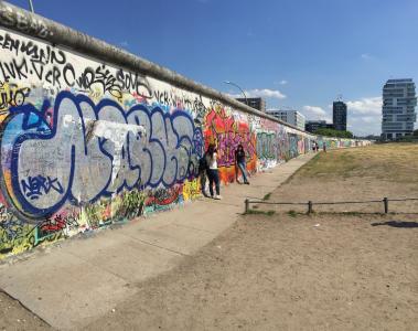 柏林墙, 柏林, 墙上, 颜色, 汉密尔