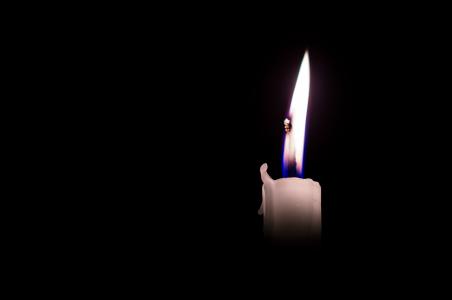 蜡烛, 黑暗, 光, 黑色, 白色, 孤独, 仍然活着