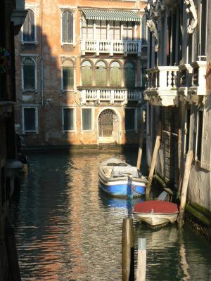 威尼斯, 小船, 通道