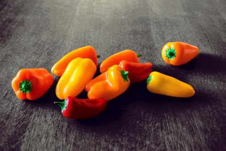 辣椒, 蔬菜, 红色, 黄色, 橙色, 食品, 健康