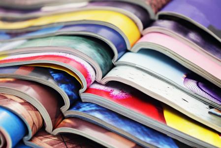 杂志, 颜色, 媒体, 页面, 多彩, 书, 堆栈