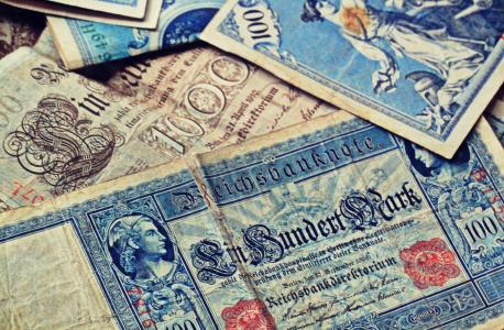 银行纸币, 帝国钞票, 货币, 通胀, 德国, 马克, 条例草案