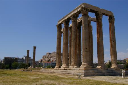 宙斯神庙, 希腊, 希腊语, 雅典, 奥运, 具有里程碑意义, 纪念碑