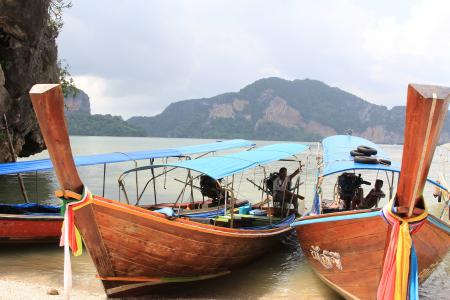 泰国, 小船, 旅程, 旅游, 度假, 水, 东南亚地区