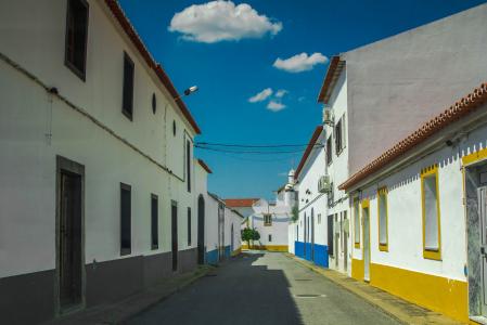 街道, 房屋, 葡萄牙, 建筑