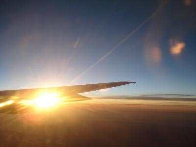 飞机, 旅行, 窗口, 天空, 云计算