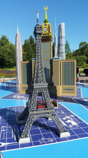 埃菲尔铁塔, 高, 巴黎, 游乐园, 模型, 资本, 具有里程碑意义