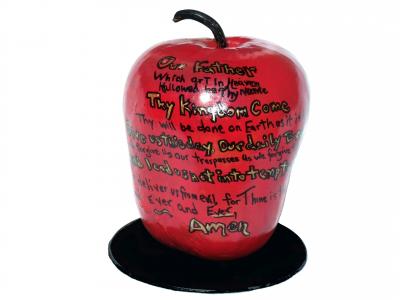 苹果, 水果, 食品, 健康, 涂鸦, 设计, 主祷文