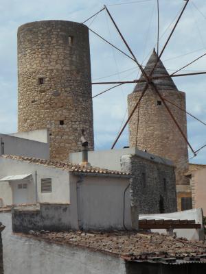 老, 老磨坊, 风车, 具有里程碑意义, 马略卡岛, 从历史上看, 联系