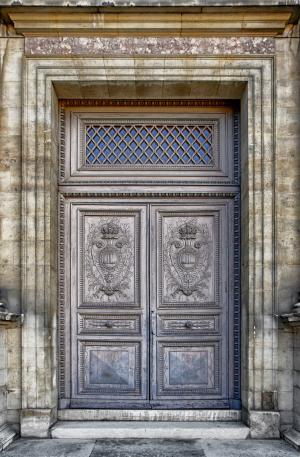 巴黎, 法国, 卢浮宫, 建设, 门, 门口, 入口