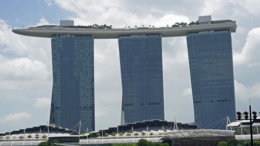 滨海湾金沙, 新加坡, 酒店, 豪华酒店, 建设, 未来派, 建筑