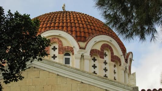 塞浦路斯, 索蒂拉, 教会, metamorfosis, 建筑, 圆顶, 宗教