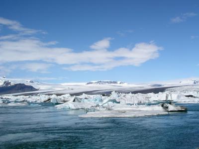 冰岛, 冰川, 浮冰, 冰川湖, 雪景, 冰, 感冒