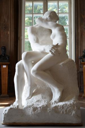 的吻, 雕塑, 罗丹, 大理石, 巴黎, 法国