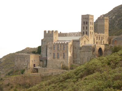 修道院, 废墟, 老, 城堡, 罗蒂斯, 西班牙
