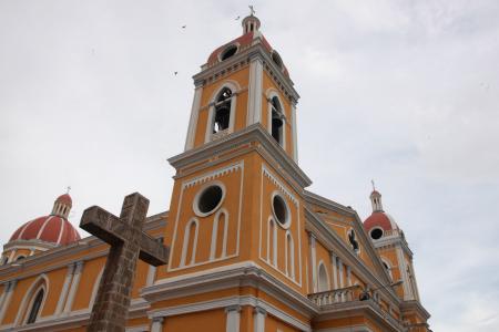 教会, 尼加拉瓜, 建筑, 天主教, 宗教, 格兰纳达, 宗教