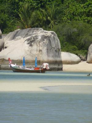 泰国, 海滩, 小船, 景观