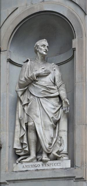 亚美利哥·勃纳瑟拉韦斯普奇, 弗洛伦斯, 雕像, 利基, 意大利语, 资源管理器, 制图