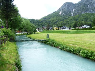 berchtesgadener 疼痛, 河, 巴赫, 水域, 山间小溪, 水, 蓝色