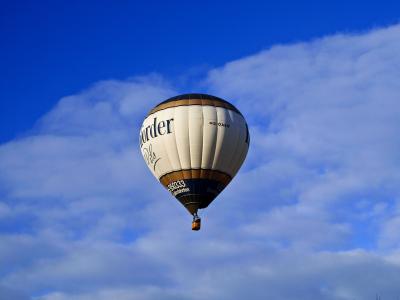 天空, 气球, 飞, 乘坐热气球, 云彩, 热气球, 蓝色