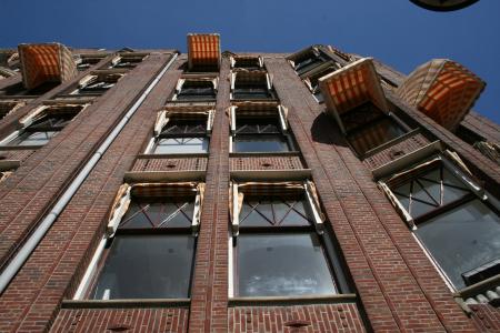 酒店, 首页, 阿姆斯特丹, 遮阳篷, 窗口, 建筑, 建设