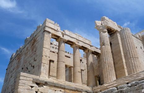 希腊, 雅典卫城, 雅典, 古代, 寺, 旅行, 欧洲