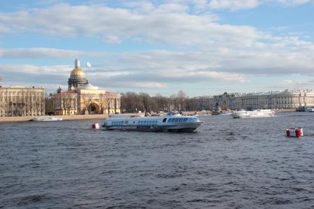 俄罗斯圣彼得堡, 彼得 ·, 历史, 建筑, 旅游, 蓝色, 自然