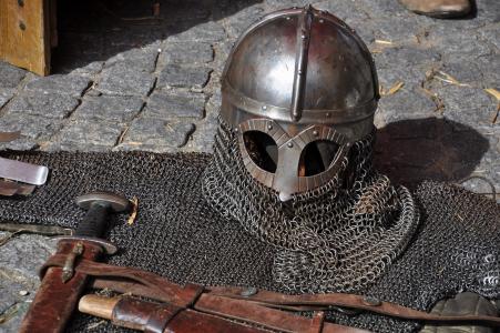 骑士, 盔甲, 头盔, 武器, 剑, 骑士盔甲, 中世纪