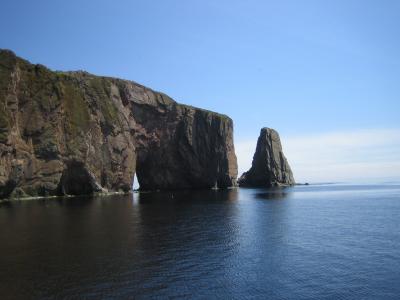 悬崖, 海岸, 自然, 海洋, 户外, 珀岩, 魁北克省