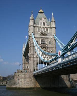 伦敦塔桥, 河, 水平, 南, 泰晤士河, 具有里程碑意义, 建筑