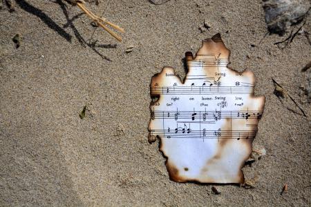 烧焦的音乐, 俄勒冈州, 大炮海滩, 音乐, 编钟, 注意, 海滩