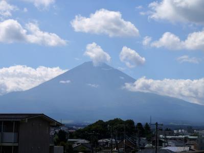 富士山, 云计算, 天空, 蓝蓝的天空, 白色的云, 246路线, 御