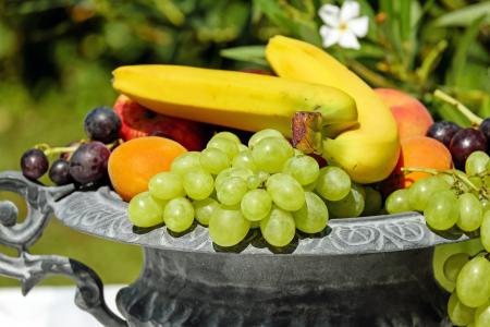 水果盘, 壳, 水果, 水果, 维生素, 弗里施, 健康