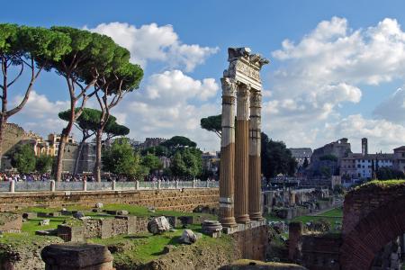罗马, 皇家旧墟, 意大利, 考古, 通过工会地 imperiali, 古罗马, 教堂罗马