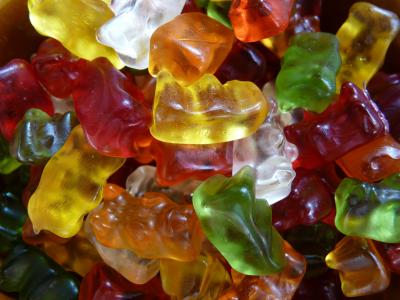 小熊软糖, 水果的牙龈, 熊, 甜蜜, 多彩, 颜色, 明胶