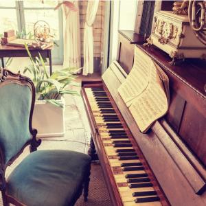 椅子, 音乐, 乐器, 钢琴, 乐谱