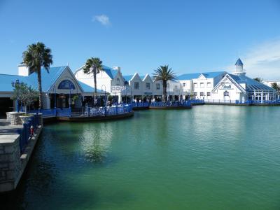 圣弗朗西斯湾, 环礁湖, 咖啡馆, 水, 房子, 建筑, 蓝色
