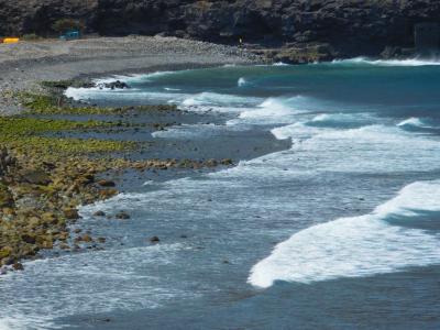 海, 蓝色, 大加那利岛, 金丝雀, 夏季, 海洋, 岩石