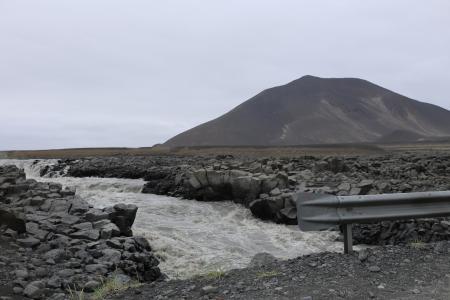 狂放的河, 山脉, 石头, 荒野, 冰岛, 景观, 国家公园