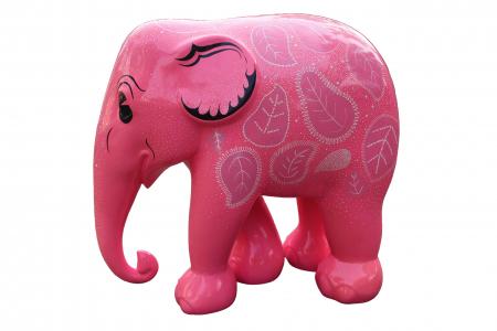 粉红色的大象, 大象, 粉色, 动物, 卡通, 符号, 厚皮类动物