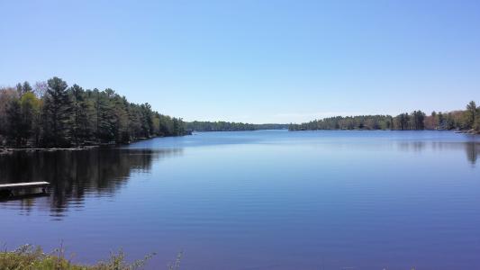 湖, 水, 自然, 反思, 天空, 夏季, 蓝色