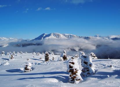 stoanerne mandln, 冬天, 雪, 白雪皑皑, 自然, 景观, meltina