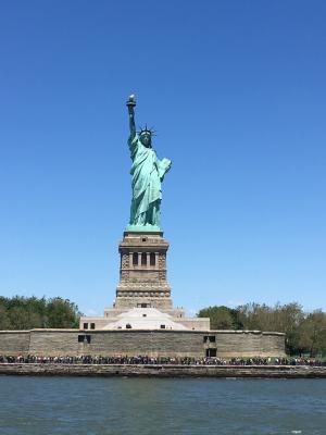 自由女神像, nj, 建筑, 都市, 曼哈顿, 自由, 纪念