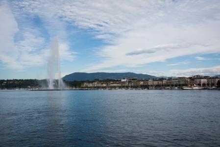 日内瓦, 喷泉, 感兴趣的地方, 日内瓦湖, 瑞士, 心情, 水