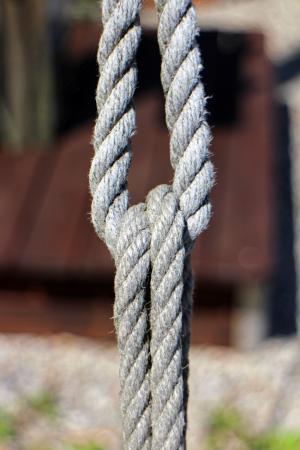 绳子, 解冻, 结, 固定, 绳索, 针织, 船舶配件